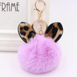 Taro purple / Gold key chain