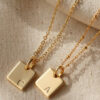 Wholesale English Alphabet Stainless Steel Necklaces