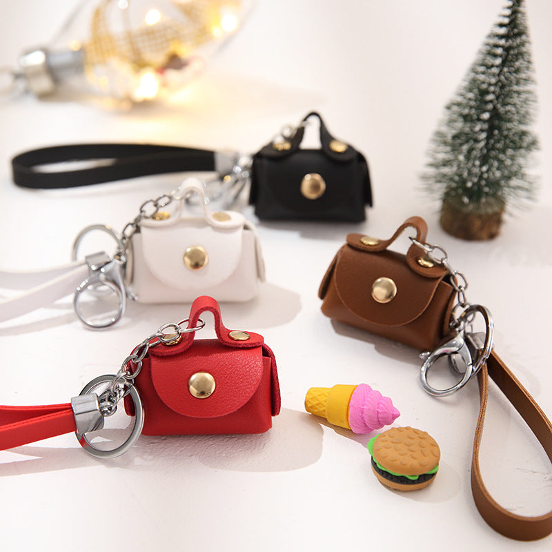Wholesale PU Coin Purse Keychain