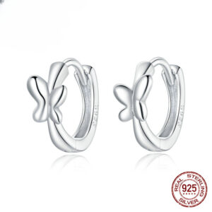 Wholesale 925 Sterling Silver Butterfly Earrings