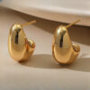 985f0219d881d9d986abd5b3d8ee4936 Wholesale C Shape Pea Gold Plated Earrings