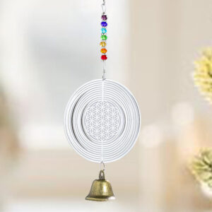 Wholesale 3D Rotating Bell Stainless Steel Wind Chimes
