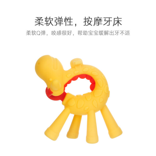 9955284862_709336721 Wholesale Silicone Giraffe Teether Baby Teething Stick