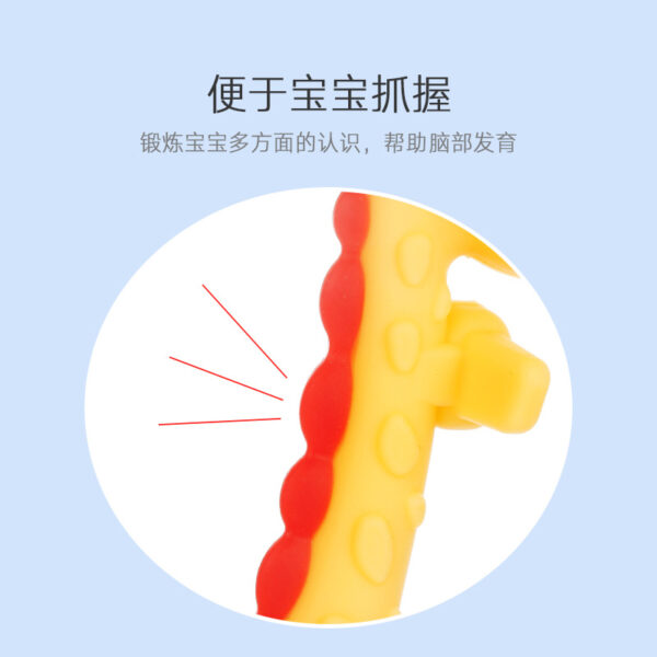 9955317328_709336721 Wholesale Silicone Giraffe Teether Baby Teething Stick