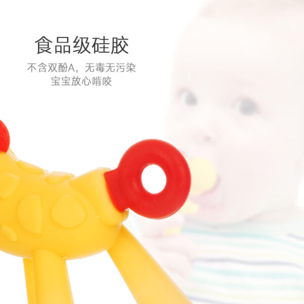 9983038407_709336721 Wholesale Silicone Giraffe Teether Baby Teething Stick