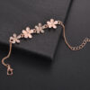 Wholesale New Small Flower Cat's Eye Stone Bracelet