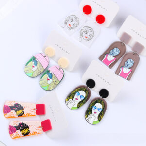 9c50f1ad3801e3350c78b902cc7813ca Wholesale Beauty Avatar Simple Acrylic Earrings