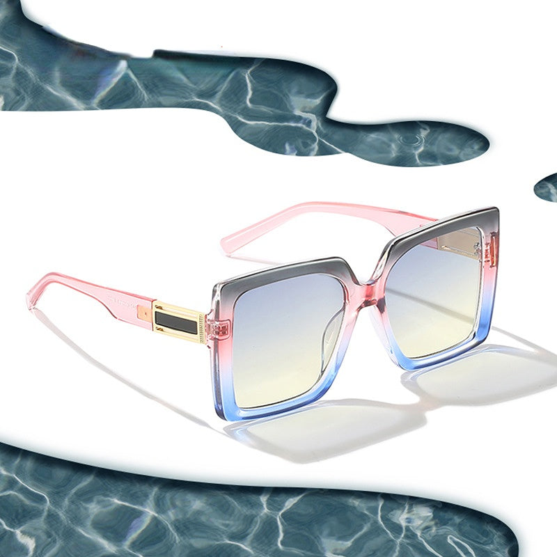Wholesale PC Large Square Frame Sunglasses