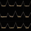 Wholesale Stainless Steel 12 Constellations English Letter Necklace