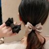 Wholesale Fabric Bow and Diamond Hair Loop