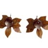 O1CN01071ySq1NU1hhosdNm_2810171572-0-cib Wholesale Gardenia White Coffee Retro Flower Metal Earrings