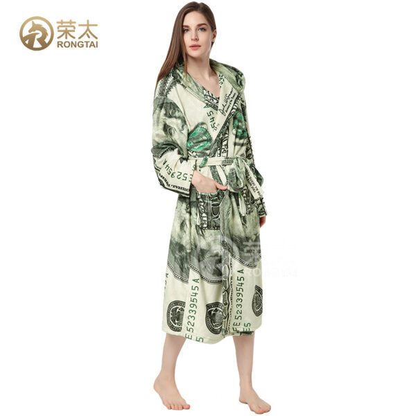 O1CN010784Hr2GqHcgSmmkF_1838459066-0-cib Wholesale Robe Lapel Loungewear Flannel Robe