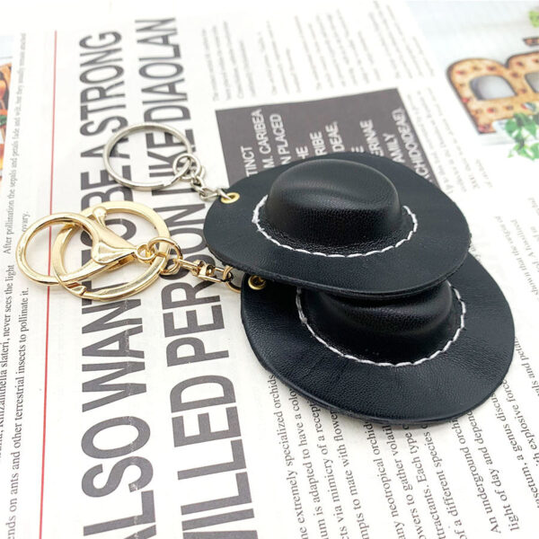 O1CN0107CgRa21Ch5WQEpqW__2214806296949-0-cib Wholesale PU Leather Western Cowboy Hat Keychains
