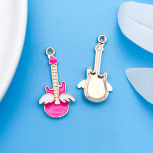 1 dripping pink music guitar wings 14x31mm-12316-1.8g