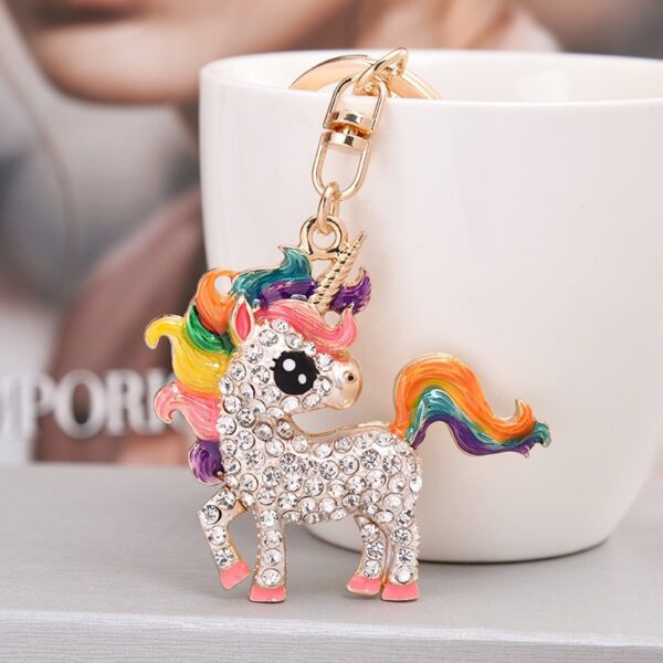 O1CN0108YkVa1VbMfiRW2YM_2146522671-0-cib Wholesale Zinc Alloy Diamond Studded Unicorn Keychain