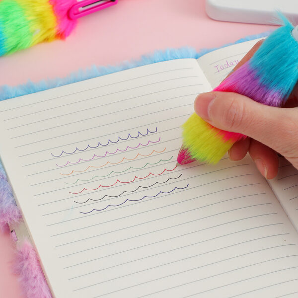 O1CN01096Qaq1UOi9UdJoy6_3472682508-0-cib Wholesale Unicorn Plush Student Six Color Click Ballpoint Pen