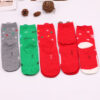 Wholesale Autumn New Christmas Elk Santa Claus Cotton Socks