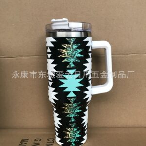 green leopard print / 40oz