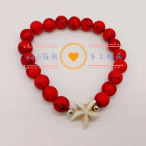 White starfish Red turquoise