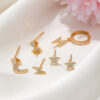 O1CN010G8luu2AcBfUKJz1S_2208092768223-0-cib Wholesale Stars Sun Lightning Zircon Earrings