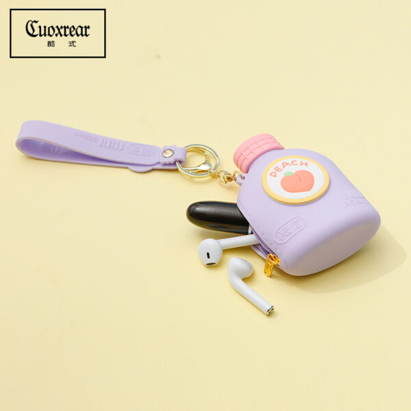 O1CN010GKE6A1NcisSeZCno_2152111591-0-cib Wholesale Kettle Shape Mini Coin Purse Silica gel Keychain