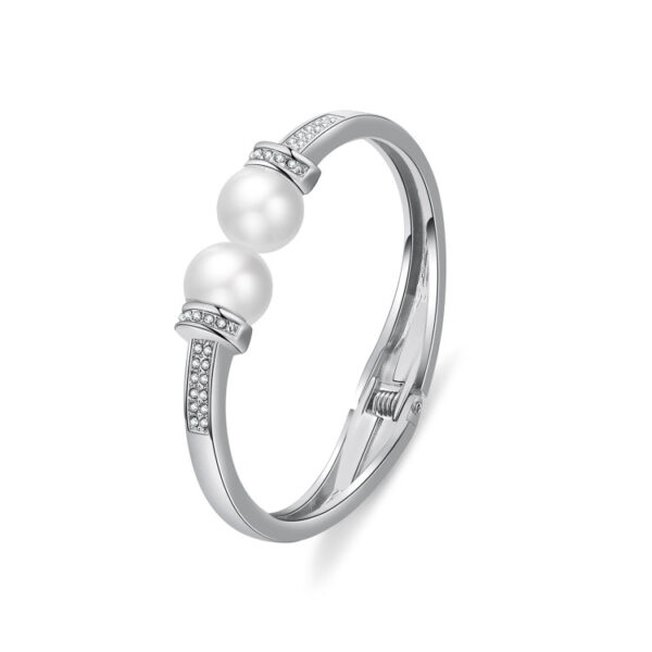 Wholesale Vintage Pearl Diamond Copper Bracelet