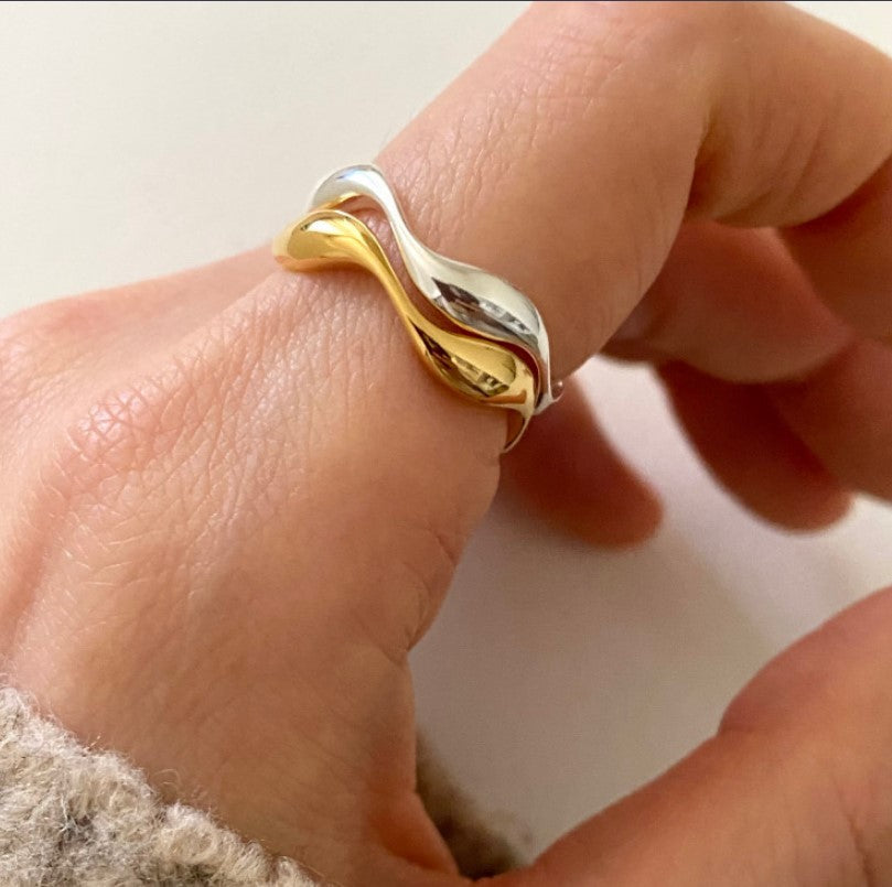 Wholesale Curved Sterling Sier Rings