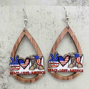JE1322E / Wooden earrings