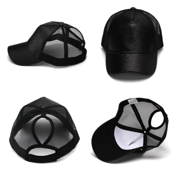 O1CN010MEIUZ1fipKiwoinV_2215600164041-0-cib-1 Wholesale Glitter Ponytail Baseball Mesh Cap