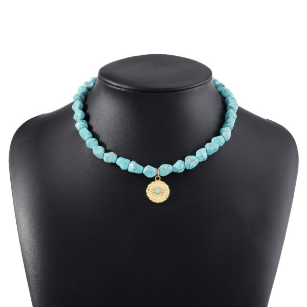 O1CN010NX0bO2Cmq76ivHbZ_3912908517-0-cib Wholesale Vintage Turquoise Necklace Collarbone Chain