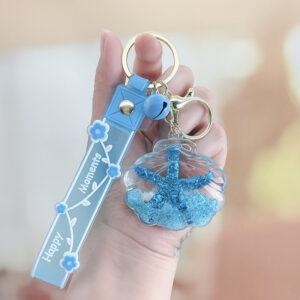 Blue Starfish Shell Drifting Bottle