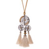 Wholesale Alloy Long Tassel Pendant Necklace