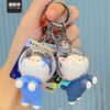 Wholesale Space Cat Figures Silicone Keychains