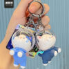 Wholesale Space Cat Figures Silicone Keychains