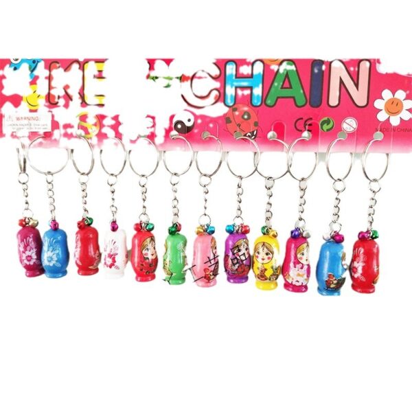 O1CN010PGboC2E8CJlTGayb_2921708699-0-cib Wholesale Valentine's Day Russian Nesting Doll Wooden Keychains