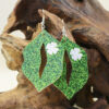O1CN010PGnwk2HKyAxd2Bt3_3294559133-0-cib Wholesale St. Patrick's Day Lips Leopard Plaid Clover Earrings