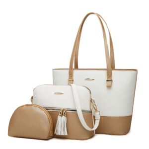 White with gold