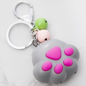 Gray + small green bell + small pink bell / 2 batches (flat ring)