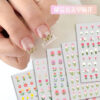 Wholesale Paper Small Flowers Petals Leaves Nail Art Stickers