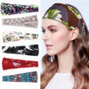 Wholesale Yoga Broadside Printed Fabric Headband