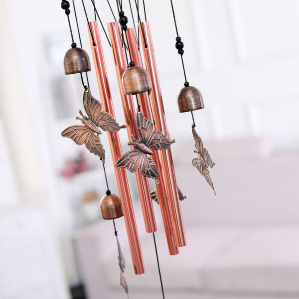 Wholesale Butterfly Bird Sea Turtle Wrought Iron Wind Chime