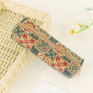 Color plaid pencil case small size 19cm