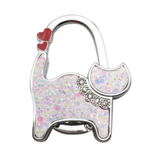 Two Hearts Cat New White Flash / 7cm*5cm*1cm