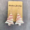 O1CN010T34oN1zp35iyC2xL_2215459036762-0-cib Wholesale Christmas Tree Black and Red Plaid Colorful Acrylic Earrings