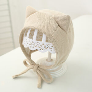 Cat Ear Beige / 40-46cm +0-12 months