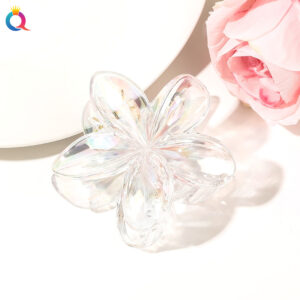8cm egg flower-AB color transparent / Qiyue factory direct sales