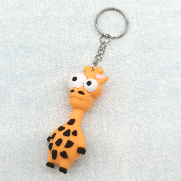 Wholesale PVC Cartoon Animal Keychain