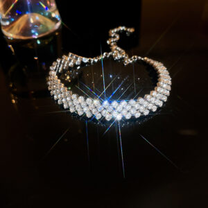 Silver Full Diamond Bracelet