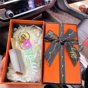 Purple Ice Cream - Purple + Orange Gift Box + Raffia