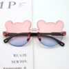 Wholesale Resin Bear One-piece Frame Children's Sunglasses